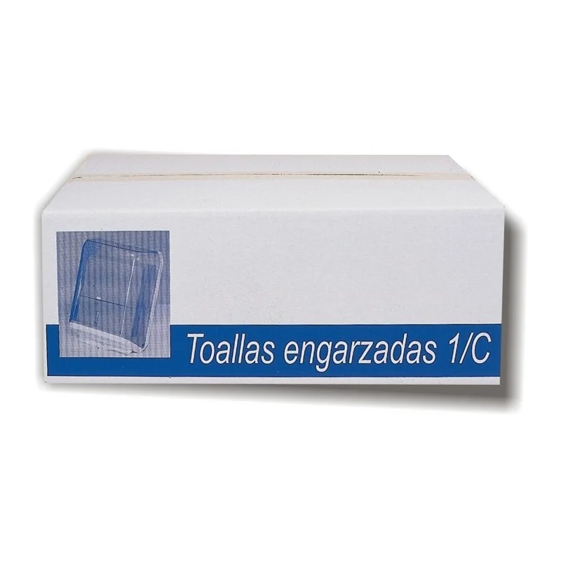 TOALLAS ZIG-ZAG BLANCA 1C